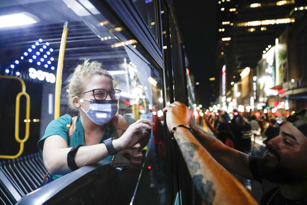 APTOPIX America Protests New York